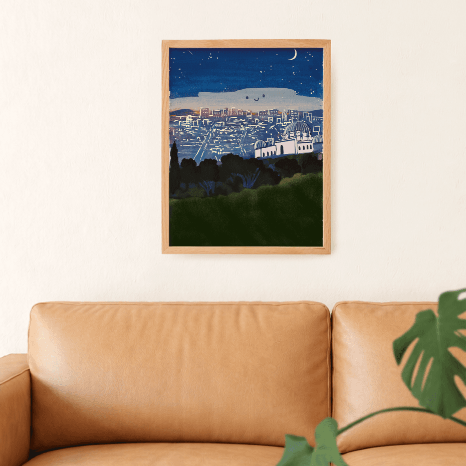 Los Angeles Print (Griffith Observatory)