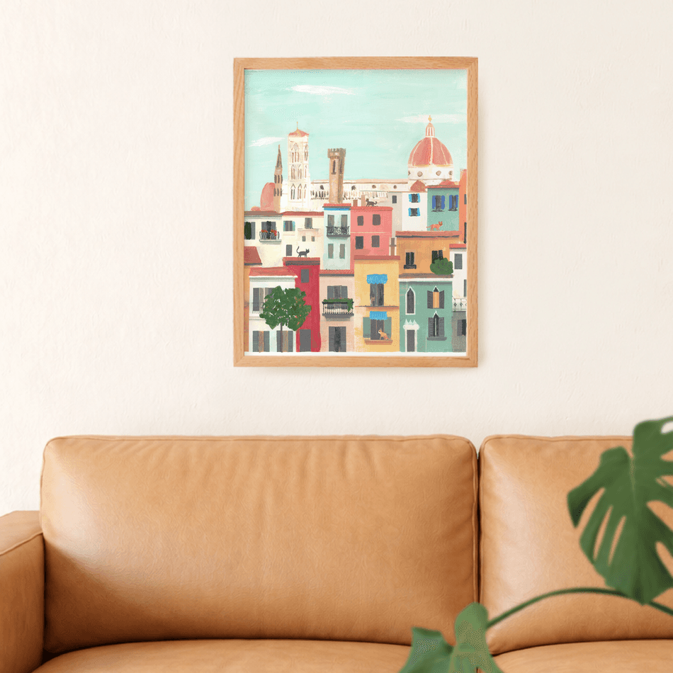 Cats in Florence Italy Print