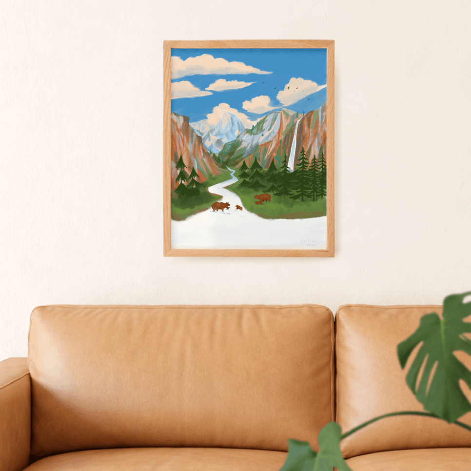 Yosemite Bears Print