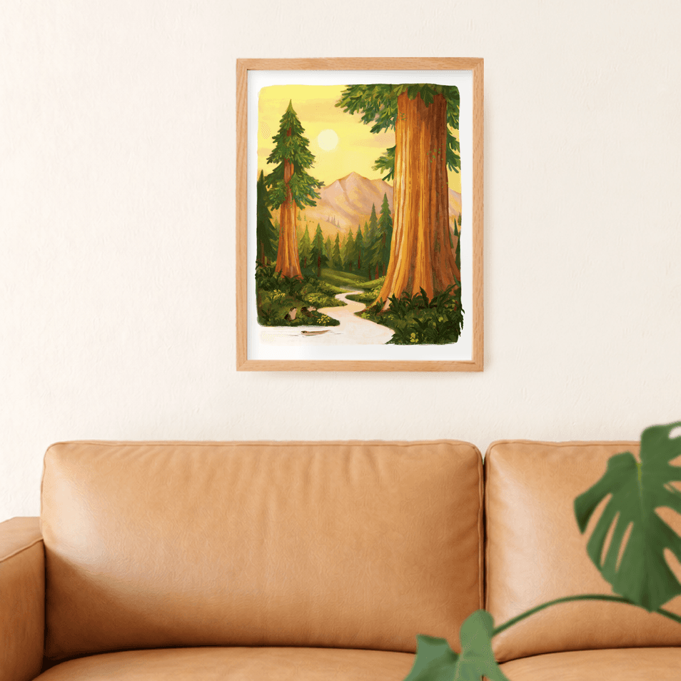 River Otters at Muir Woods Print